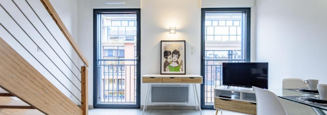 302 - Appartement Duplex Moderne - Jeanne D'Arc, トゥールーズ エクステリア 写真